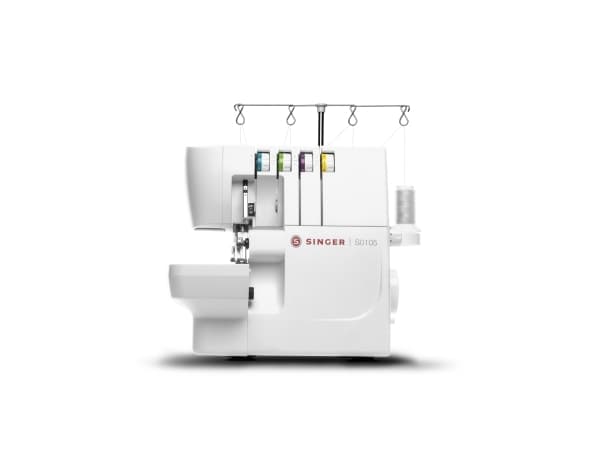 SINGER S0105, Valkoinen, Saumauskone, Overlock, 1300 RPM, Vaihtuva, Sähkö