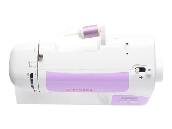 Singer C5205PR - Symaskin - 80 stygn - 6 enstegsknapphål - LCD bildskärm - lila