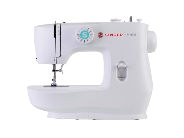 SINGER M1505, Vit, Sy, 4 Steg, Elektrisk, Knapphålsfot, Sicksack fot