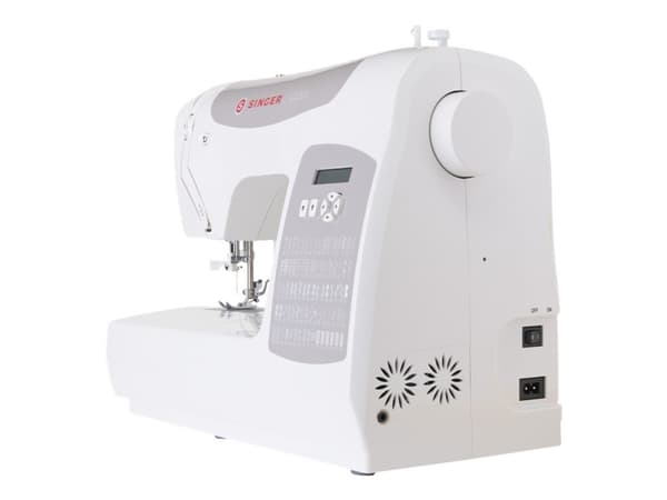 Singer C5205GR - Symaskin - 80 sting - 6 enkeltskrittsknappehull - LCD display - grå