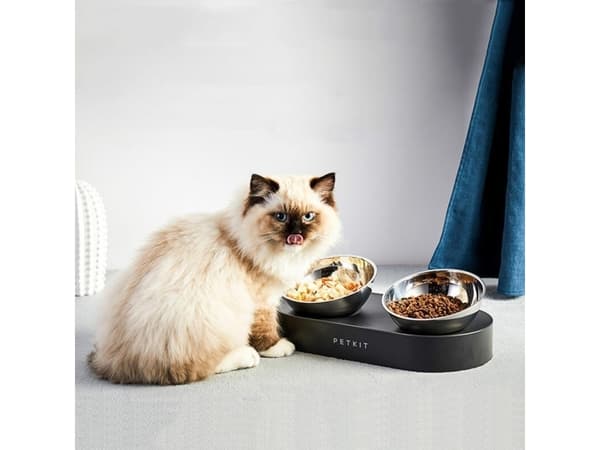 PETKIT Bowl Fresh Nano Metal, kapasitet 0,48 l, materiale ABS/rustfritt stål, svart (P5201)