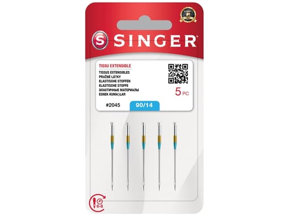 SINGER nål N2045 -14/90 blister 5 st. stretch