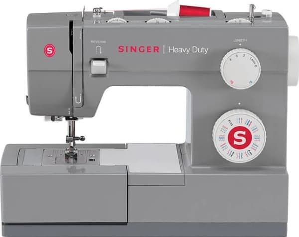 SINGER Heavy Duty, Grå, Automatisk symaskin, Sy, 1 steg, Variabel, Variabel