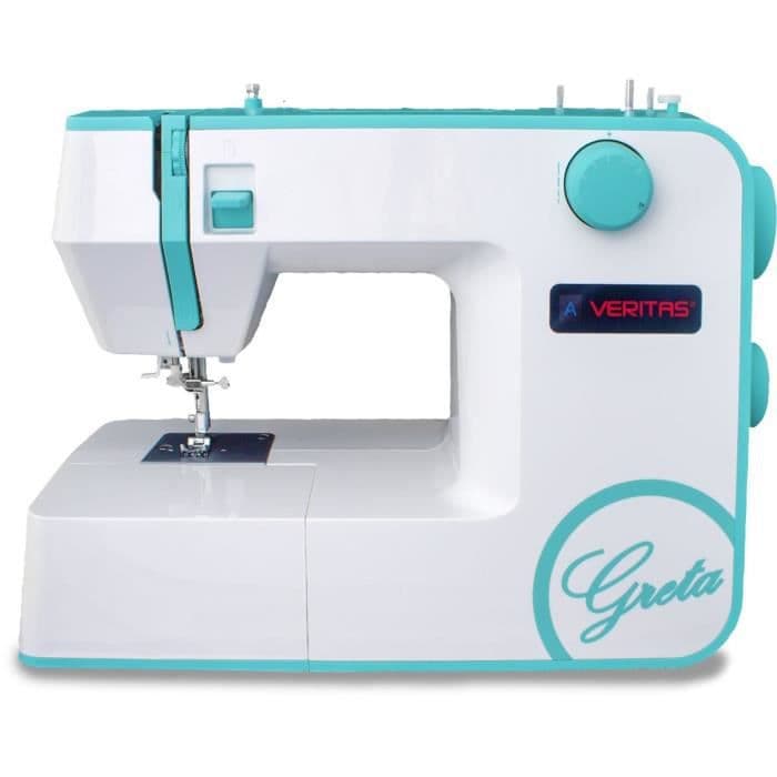 VERITAS GRETA - Symaskin 23 program - Automatiskt knapphål i ett steg - Soft touch -räfflor - Hastighet (varv): 750 +/- 50