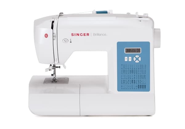 Singer Brilliance 6160 - Symaskin - 60 sting - 4 enkeltskrittsknappehull - LCD display