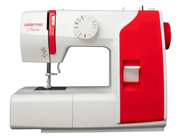Veritas Marie, Röd, Vit, Automatisk symaskin, Overlock, Sy, 4 Steg, 750 RPM, Elektrisk