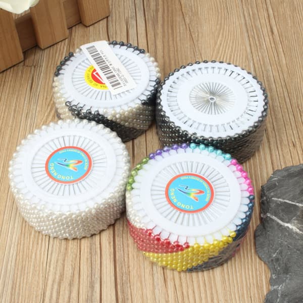 480 st Pärla Runt huvud Pins Sy Klädsömnad Corsage Rak DIY-dekoration