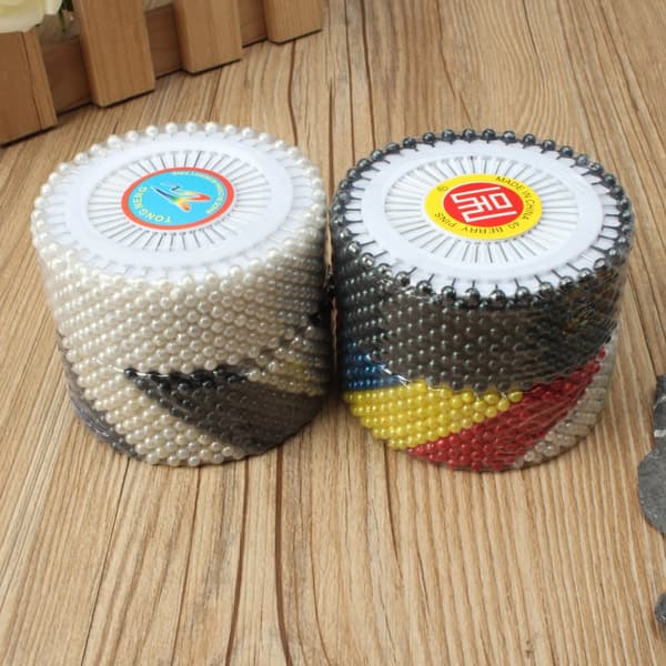 480 st Pärla Runt huvud Pins Sy Klädsömnad Corsage Rak DIY-dekoration