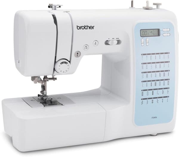 BROTHER FS40s elektronisk symaskine - 40 sømme - Nåletrådesystem - LCD-skærm - Valgtaster - Fri arm