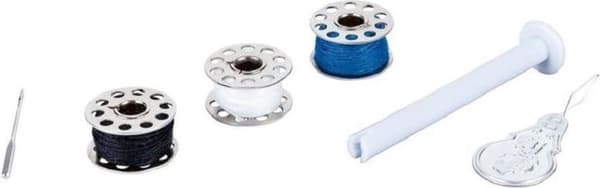 SINGER Stitch Sew Quick Mini mekanisk symaskine AA Batteri Hvid