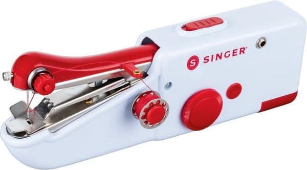 SINGER Stitch Sew Quick Mini mekanisk symaskine AA Batteri Hvid