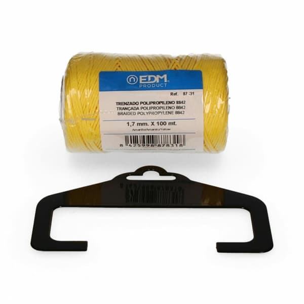 Flätat rep EDM 87831 Gul polypropen