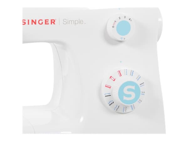 SINGER Tradition 2263, Valkoinen, Ompelu, 4-vaiheinen, Rotaatio, 220 - 240 V, 380 mm