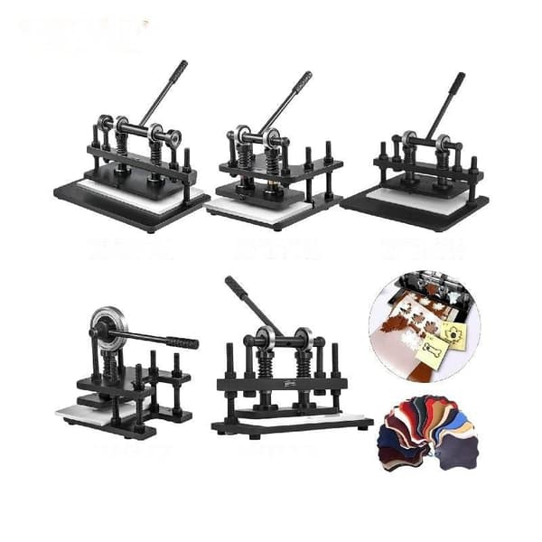 Handläder-skärmaskin - Justerbar höjd & tryckslag, stor övre platta, 1,5 ton bärande kapacitet