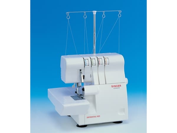 SINGER 14SH654, Vit, Overlock, 4 Steg, 4 mm, 6,7 mm, Elektrisk