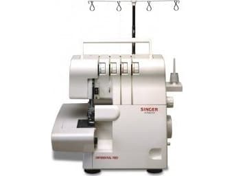 SINGER 14SH654, Vit, Overlock, 4 Steg, 4 mm, 6,7 mm, Elektrisk