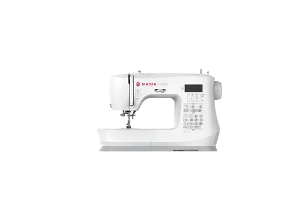Singer Sewing Machine C5955 Number of stitches 417 Number of buttonholes 8 White