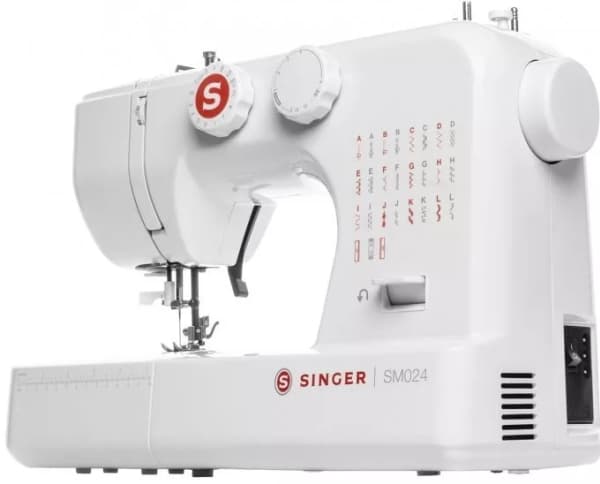 SINGER SM024, Röd, Vit, Sy, 4 Steg, Elektrisk