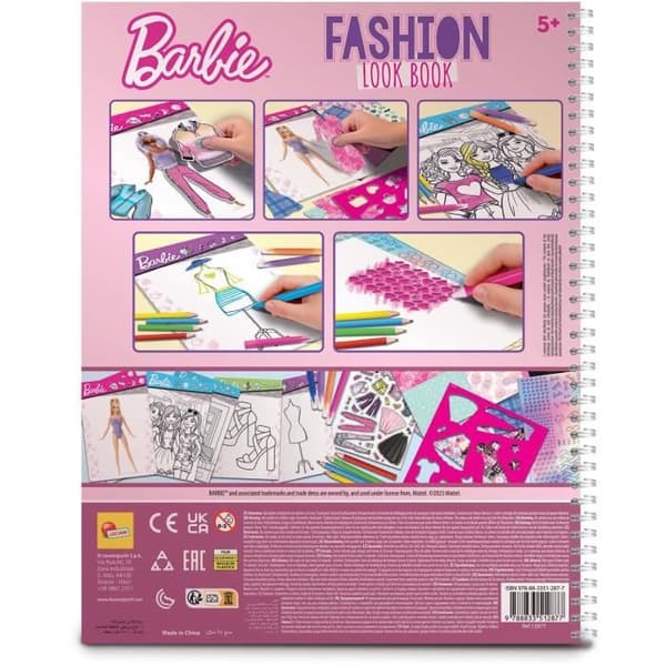 Skapande av modekollektioner - Barbie skissbok modelook - LISCIANI