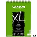 Miniatyrbild 1 av 3: Drawing Pad Canson XL Drawing White A4 5 Units 50 Sheets 160 g/m2