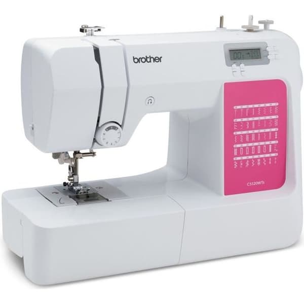 BROTHER CS120WTs elektroniska symaskin - LCD-skärm - LED - Hastighet 750 pts/min
