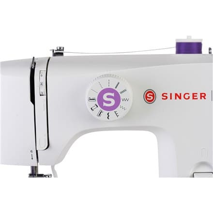Singer M1605 symaskine Antal sting 6 Antal knaphuller 1 Hvid
