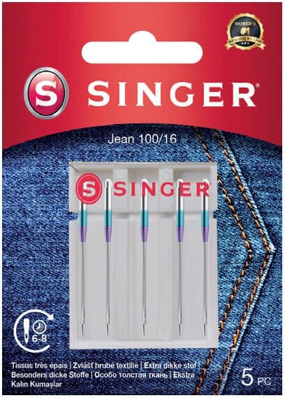 Sångare | Denimnål 100/16 5PK