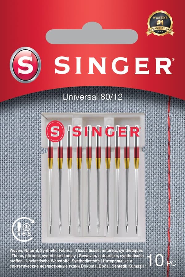 Sångare | Universalnål för vävda tyger 80/12 10PK