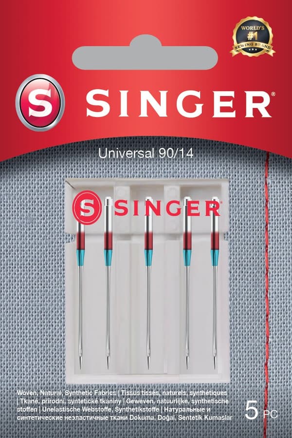 Sangerinde | Universalnål til vævede stoffer 90/14 5PK
