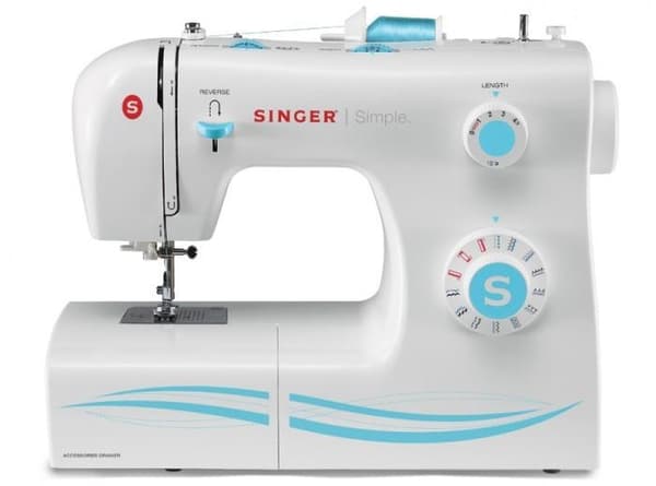 Singer SMC 2263/00 Symaskin Singer | 2263 | Antal stygn 23 Inbyggda stygn | Antal knapphål 1 | Vit