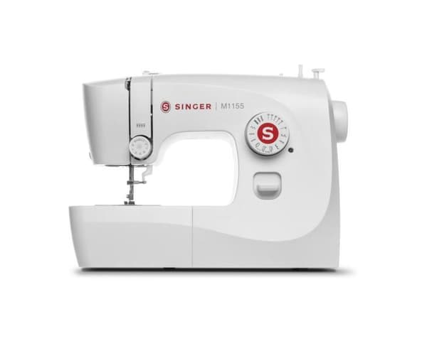 Symaskin - SINGER - M1155 - 16 punkter - Förenklad trädare - Lågt nålläge