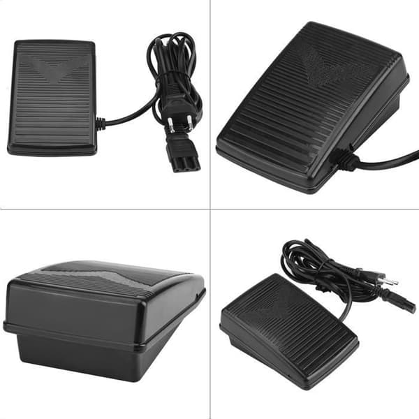 Fotkontrollpedal för hemmasymaskin med nätsladd (EU-kontakt 220V) HB022 -Bra material