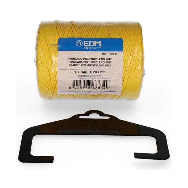 Flettet reb EDM 87834 Gul polypropylen