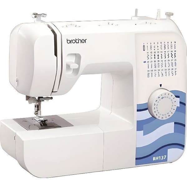 Mekanisk symaskin - BROTHER RH-137 - 6 matare - 37 syfunktioner