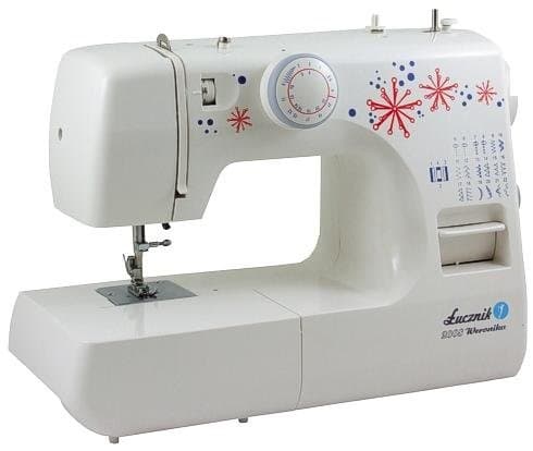Lucznik Weronika II 2008, Hvit, Manuell symaskin, Sying, 4 trinn, Elektrisk, 70 W