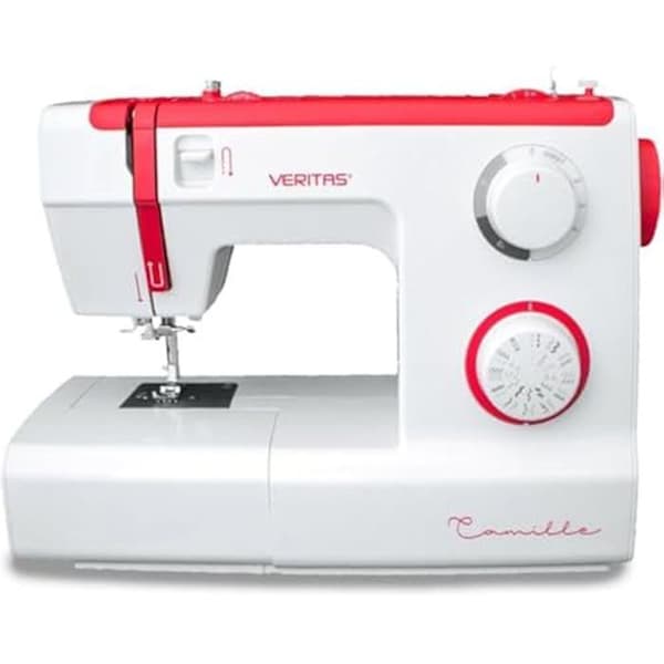 Symaskin - VERITAS - Camille - 32 stygnprogram - Automatisk trädare - Friarm