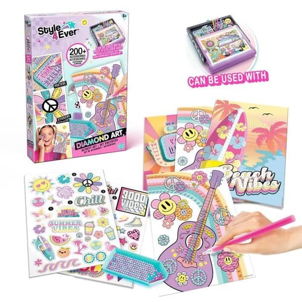 Canal Toys - STYLE 4 EVER - Diamant'art Kit - Kompatibel med Diamond Art LED-fodralet - OFG 321