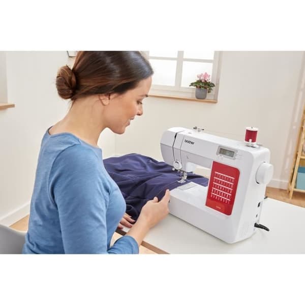 BROTHER - CS10s - Elektronisk symaskin - 40 stygn - Nålträdsystem - LCD-skärm - Vit