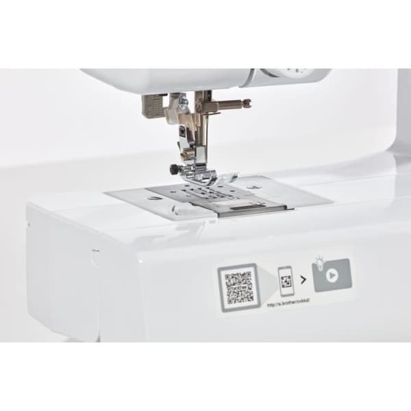 BROTHER - CS10s - Elektronisk symaskin - 40 stygn - Nålträdsystem - LCD-skärm - Vit