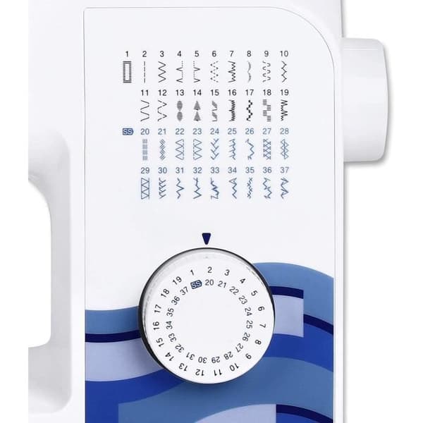 Mekanisk symaskin - BROTHER RH-137 - 6 matare - 37 syfunktioner