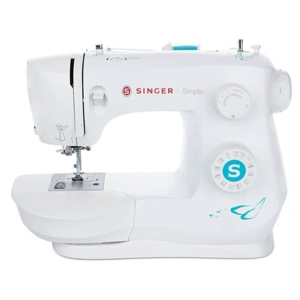 SINGER Simple 3337, Vit, Automatisk symaskin, sy, ettsteg, El