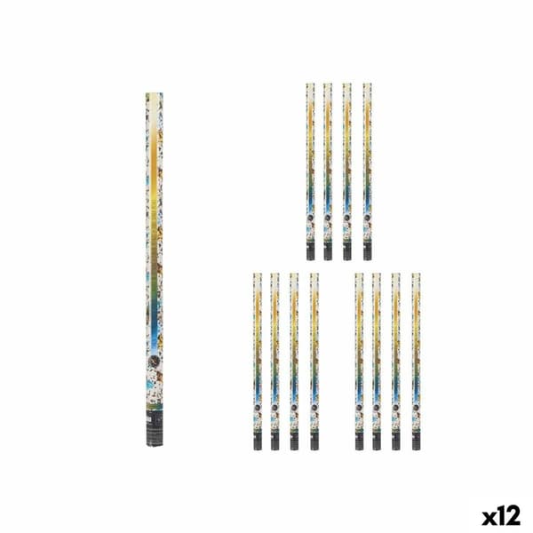 Confetti cannon NAVI-AR-483 Multicolour Paper Cardboard Plastic 5 x 98,5 x 5 cm (12 Units)