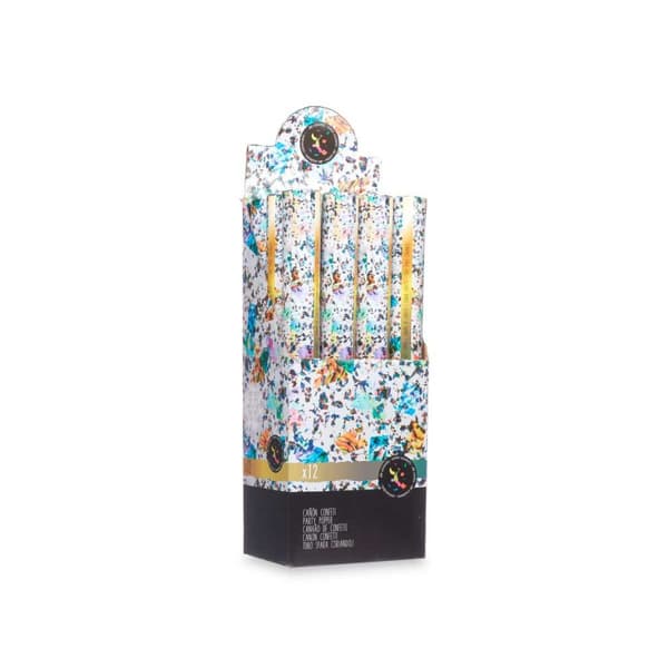 Confetti cannon NAVI-AR-482 Multicolour Paper Cardboard Plastic 5 x 78,5 x 5 cm (12 Units)