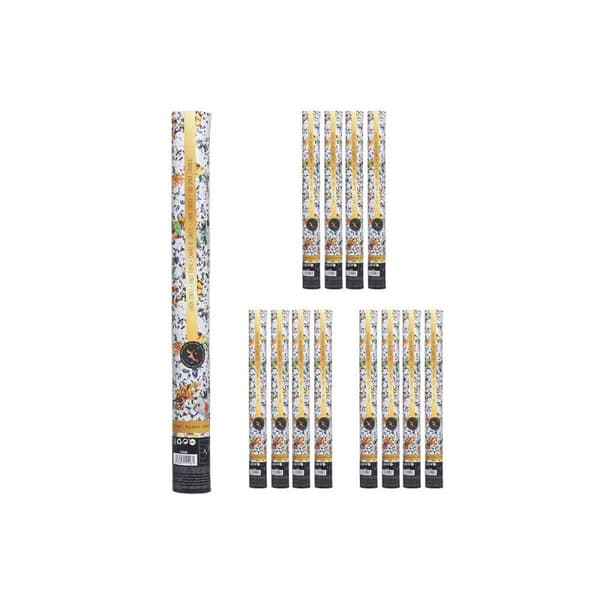 Confetti cannon 9901-50 Multicolour Paper Cardboard Plastic 5 x 48,5 x 5 cm (12 Units)
