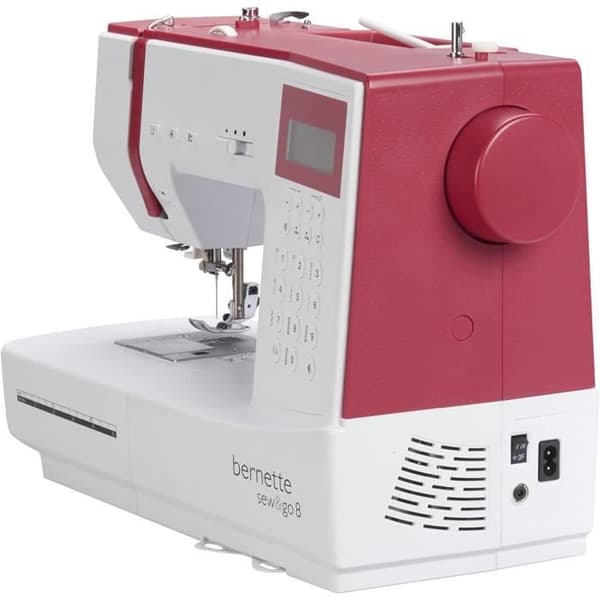 Elektronisk symaskin - Bernette - Sew&amp;GO8 - 197 program - LCD-skärm - Automatisk trädare