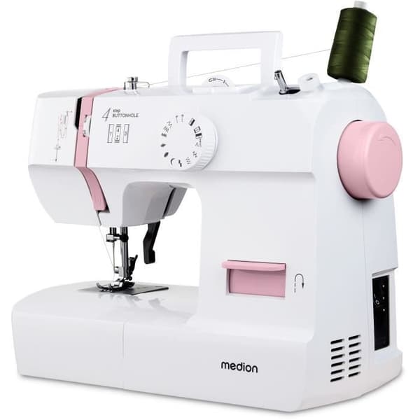 Symaskin - MEDION - SM 70 - 71W - 12 stygn - 700 rpm - LED - Rosa