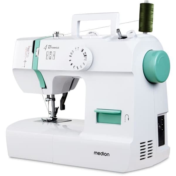 Symaskin - MEDION - SM 70 - 71W - 12 stygn - 700 rpm - LED - Turkos
