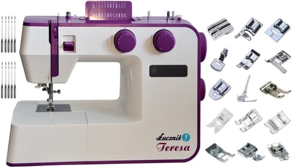 Łucznik Teresa symaskin, vit-violett