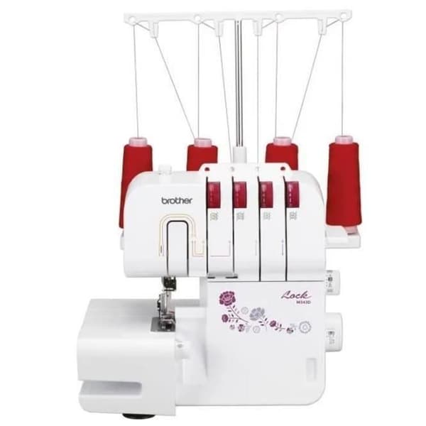 BROTHER M343D overlocker - 2 nålar, friarm, förenklad trädbana, justerbar differential