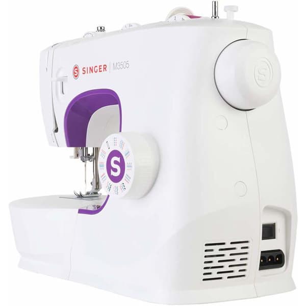 Singer M3505 Symaskin - Vit och lila - 75 W - Metallram